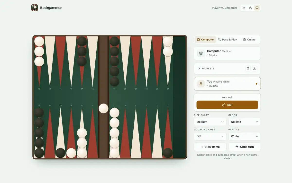 Turn list with review controls