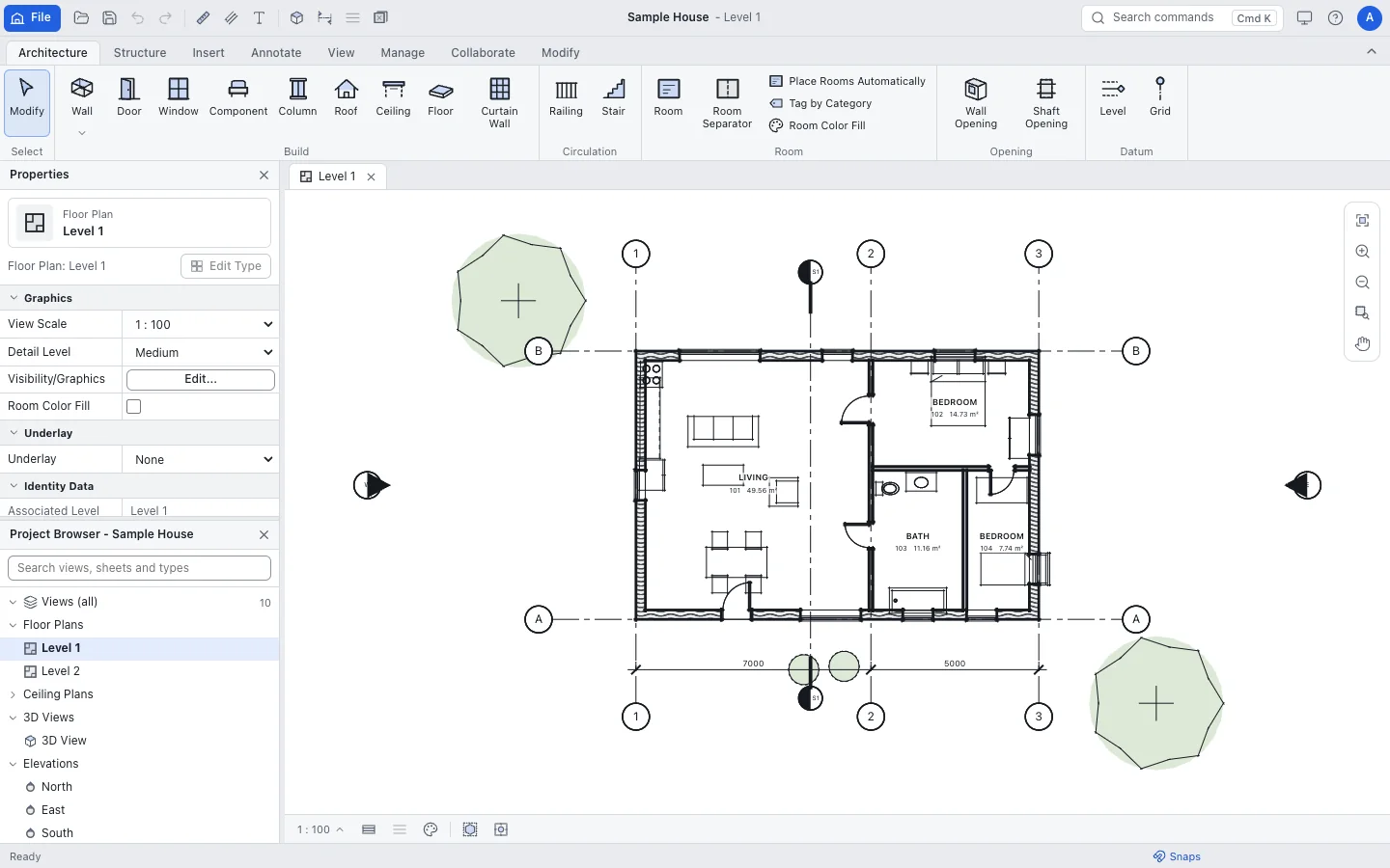 Building design in Nubo Suite