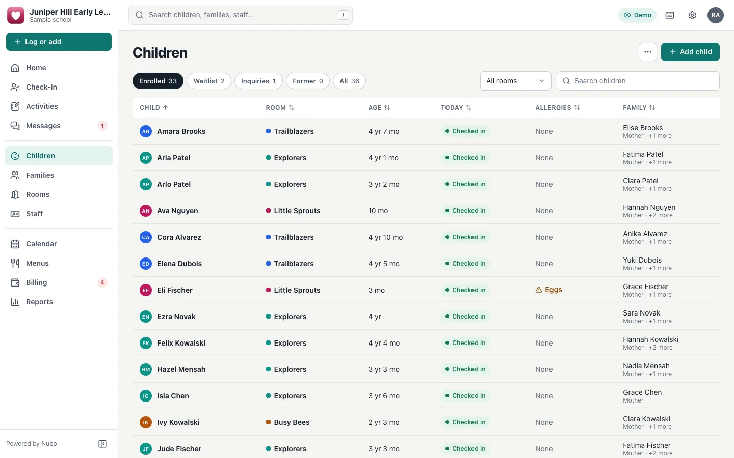 Check-out with approved pickup list