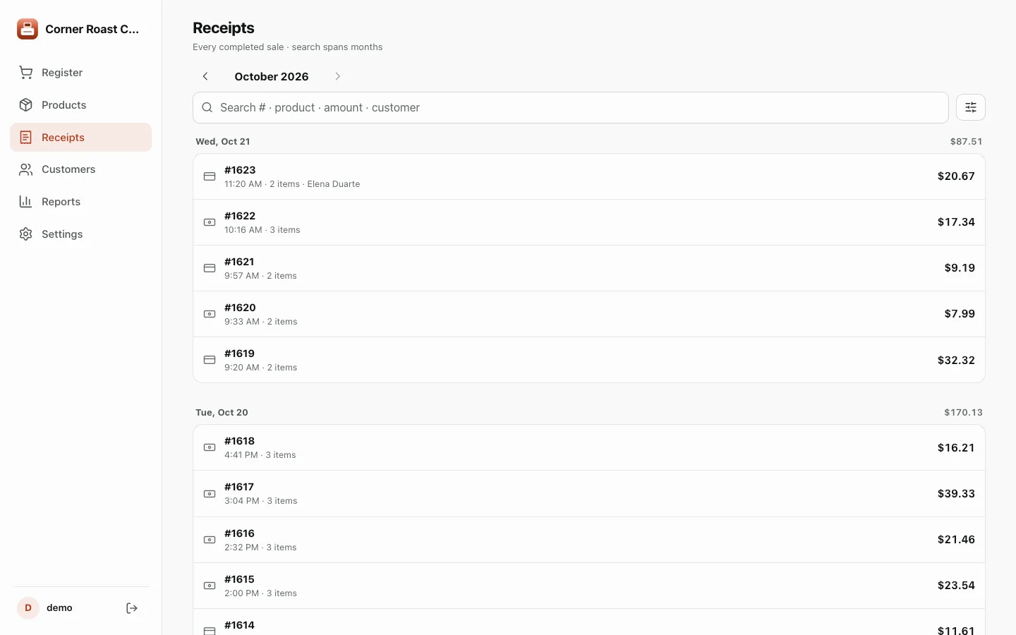Product option picker