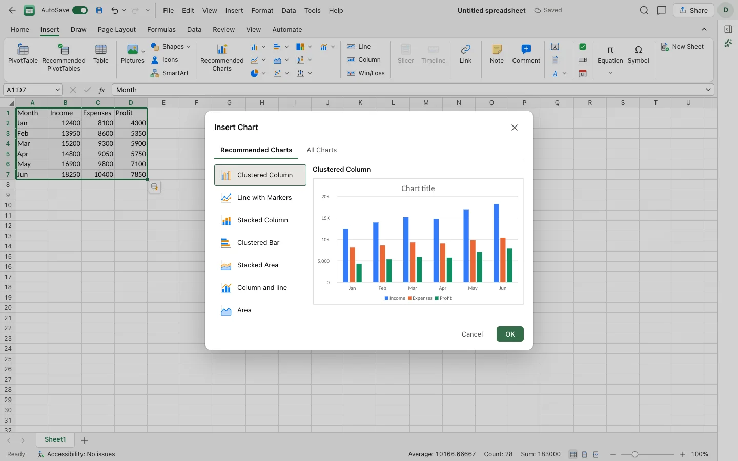 Sheet with an XLOOKUP and a FILTER spilling results