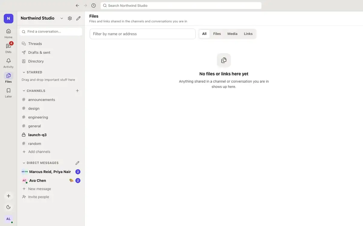 Send later menu and the Later view