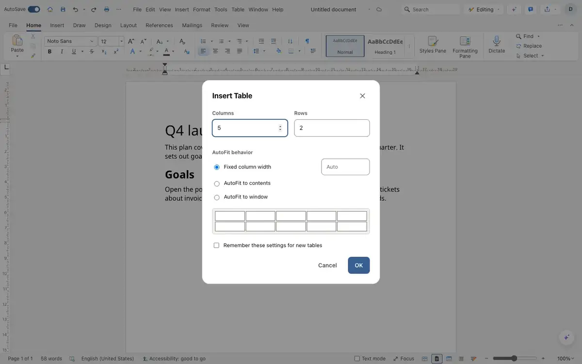 Document page with header, footer and page number